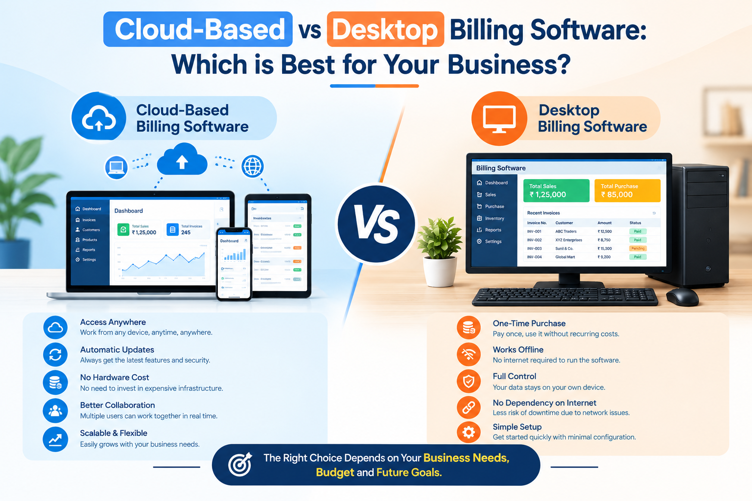 Cloud-Based vs Desktop Billing Software: Which is Best for Your Business?